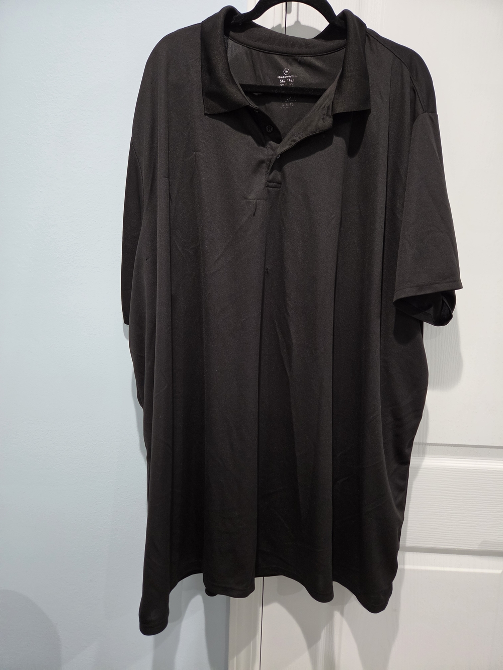 Men's Black Polo Shirt - Classic Short Sleeve